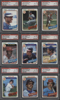 1980 Topps Burger King Pitch Hit & Run Complete PSA Graded Set (34 Cards) Nolan Ryan