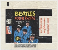 1964 Beatles Color Photos 5-cent wrapper  #*sku37695