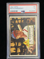 1952 Topps #91 Red Schoendienst Cardinals PSA 3 VG