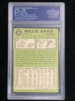 1967 Topps #160 Willie Davis Dodgers PSA 8 NM-Mint