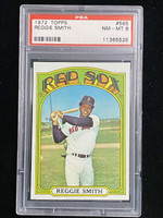 1972 Topps #565  Reggie Smith Red Sox PSA 8 NM-Mint