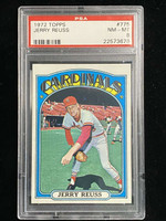 1972 Topps #775 Jerry Reuss Cardinals PSA 8 NM-Mint