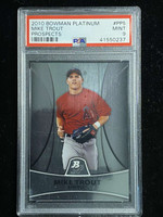 2010 Bowman Platinum PP5 Mike Trout Angels PSA 9 Mint RC
