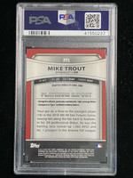 2010 Bowman Platinum PP5 Mike Trout Angels PSA 9 Mint RC