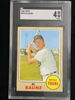 1968 Topps #240 Al Kaline Tigers SGC 4 VG-EX