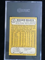 1968 Topps #330 Roger Maris Cardinals SGC 3 VG