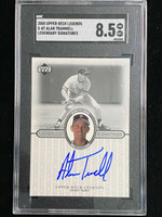 2000 UD legends Alan Trammell Tigers SGC 8.5 NM-Mint+ Auto