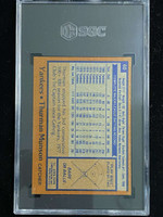 1978 Topps #60 Thurman Munson Yankees SGC 6.5 EX-Mint+