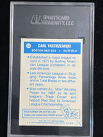 1977 Topps Cloth Stickers #53 Carl Yastrzemski Red Sox SGC 7 Near Mint