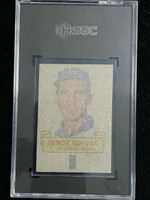 1966 Topps Rub Offs Sandy Koufax Dodgers SGC 2 Good