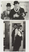 circ. 2000's  Unused Oversize Post Card of Laurel and Hardy (6 x 4 1/4 inches) Lot of 6 different  #*sku37744