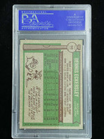 1976 Topps #98 Dennis Eckersley Indians PSA 8 NM-Mint RC