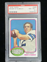 1976 Topps #395 Roger Staubach Cowboys PSA 8.5 NM-Mint