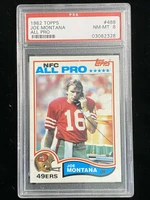 1982 Topps #488 Joe Montana 49ers PSA 9 Mint