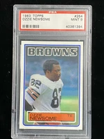 1983 Topps #254 Ozzie Newsome Browns PSA 9 Mint
