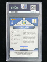 2014 Panini Prizm WC #12 Lionel Messi Argentina PSA 9 Mint Auto 9 Mint
