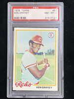 1978 Topps #80 Ken Griffey Reds PSA 8 NM-Mint ID: 525818