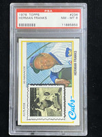 1978 Topps #234 Herman Franks Cubs PSA 8 NM-Mint
