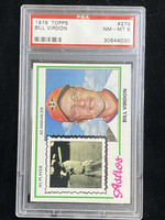 1978 Topps #279 Bill Virdon Angels PSA 8 NM-Mint