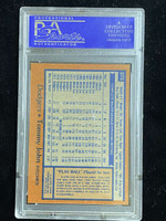 1978 Topps #375 Tommy John Dodgers PSA 8 NM-Mint