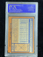 1978 Topps #388 Bill Fahey Rangers PSA 8 NM-Mint