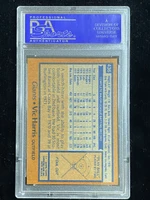 1978 Topps #436 Vic Harris Giants PSA 8 NM-Mint