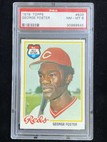 1978 Topps #500 George Foster Reds PSA 8 NM-Mint ID: 525980