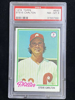 1978 Topps #540 Steve Carlton Phillies PSA 8 NM-Mint