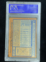 1978 Topps #583 George Medich Rangers PSA 8 NM-Mint