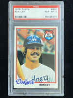 1978 Topps #630 Ron Cey Dodgers PSA 8 NM-Mint