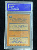 1978 Topps #711 Dennis Lamp Rookie Pitchers PSA 8 NM-Mint