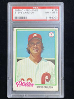 1978 OPC O-Pee-Chee #170 Steve Carlton Phillies PSA 8 NM-Mint