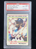 1978 OPC O-Pee-Chee #238 Willie McCovey Giants PSA 8 NM-Mint Record Breaker