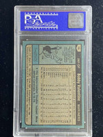 1980 Topps #56 Bobby Valentine Mariners PSA 8 NM-Mint