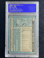 1980 Topps #122 Dave Rosello Indians PSA 8 NM-Mint