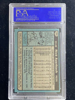 1980 Topps #354 Rick Auerbach Reds PSA 8 NM-Mint