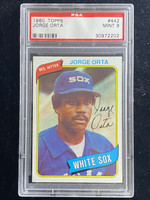 1980 Topps #442 Jorge Orta White Sox PSA 9 Mint