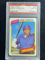 1980 Topps #534 Andre Thornton Indians PSA 9 Mint