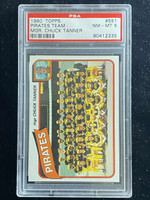 1980 Topps #551 Pittsburgh Pirates PSA 8 NM-Mint Team Card