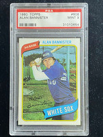 1980 Topps #608 Alan Bannister White Sox PSA 9 Mint