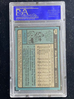 1980 Topps #608 Alan Bannister White Sox PSA 9 Mint