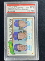 1980 Topps #676 Future Stars Cubs PSA 8 NM-Mint