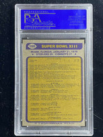 1979 Topps #168 Super Bowl XIII Steelers PSA 8 NM-Mint Cowboys Franco Harris