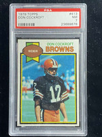 1979 Topps #413 Don Cockroft Browns PSA 7 Near Mint