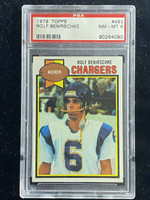 1979 Topps #483 Rolf Benirschke Chargers PSA 8 NM-Mint