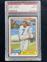 1981 Topps #525 Bert Jones Colts PSA 9 Mint