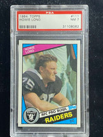 1984 Topps #111 Howie Long Raiders PSA 7 Near Mint RC