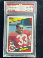 1984 Topps #353 Roger Craig 49ers PSA 8 NM-Mint RC