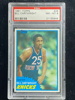 1981-82 Topps #26 Bill Cartwright Knicks PSA 8 NM-Mint