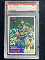 1981-82 Topps #35 Leonard Truck Robinson Suns PSA 9oc Mint